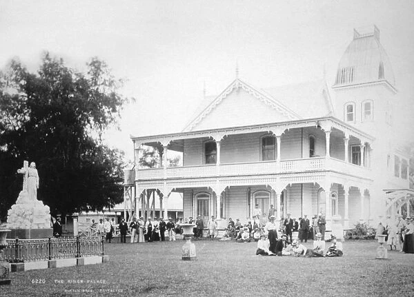 The Kings Palace, Tonga, 1899. Artist: Burton Brothers