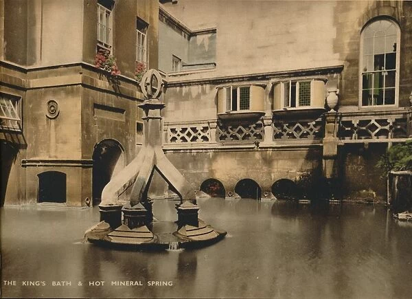 The Kingss Bath & Hot Mineral Spring, Bath, Somerset, c 1925