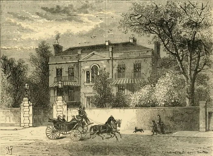 Framed Print : Kingston House, Knightsbridge, c1876. Creator: Unknown Framed Print : Kingston House, Knightsbridge, c1876. Creator: Unknown