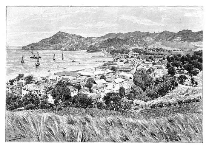 Framed Print : Kingston, St Vincent Island, c1890 Framed Print : Kingston, St Vincent Island, c1890