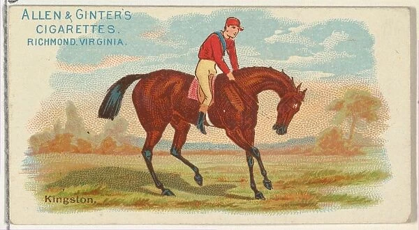 Kingston, from The Worlds Racers series (N32) for Allen & Ginter Cigarettes, 1888