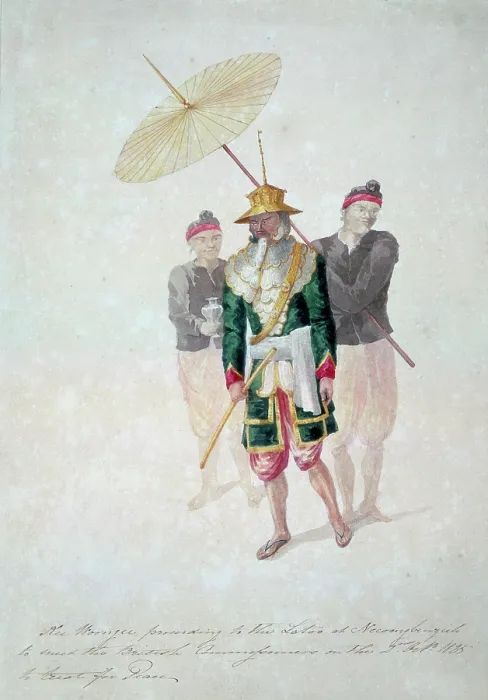 Framed Print : The Kinwun Mingyi, (Burmese prime minister), c1826. Creator: Thomas Abercrombie Trant Framed Print : The Kinwun Mingyi, (Burmese prime minister), c1826. Creator: Thomas Abercrombie Trant
