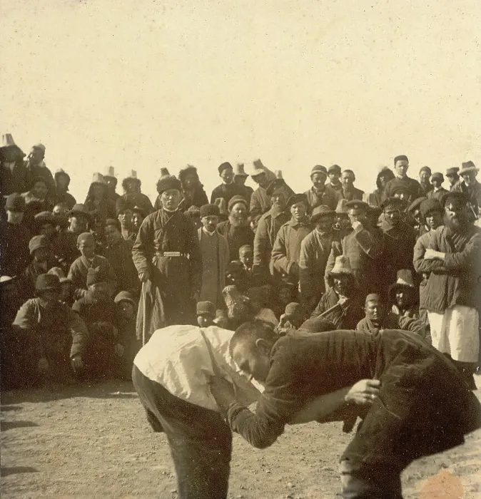 Framed Print : Kirgiz Wrestling: Views in the Zaisan District, 1909. Creator: Nikolai Georgievich Katanaev Framed Print : Kirgiz Wrestling: Views in the Zaisan District, 1909. Creator: Nikolai Georgievich Katanaev