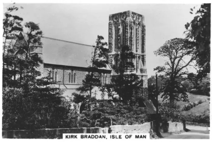 Framed Print : Kirk Braddan, Isle of Man, 1936 Framed Print : Kirk Braddan, Isle of Man, 1936