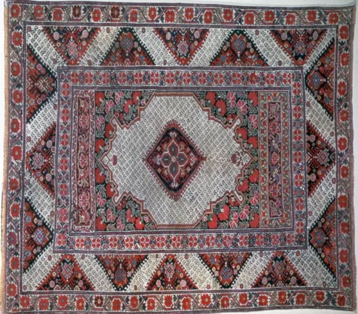Framed Print : Kis Ghiordes rug, Ottoman, Turkey Framed Print : Kis Ghiordes rug, Ottoman, Turkey