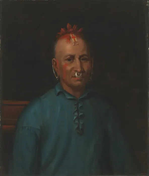 Framed Print : Kish-Kallo-Wa (Family Algonquian-Tribe Shawnee), 1832-1833. Creator: Henry Inman Framed Print : Kish-Kallo-Wa (Family Algonquian-Tribe Shawnee), 1832-1833. Creator: Henry Inman