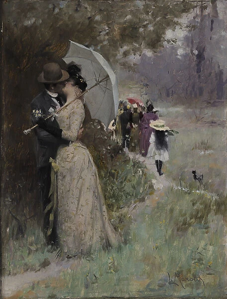The Kiss, 1890s