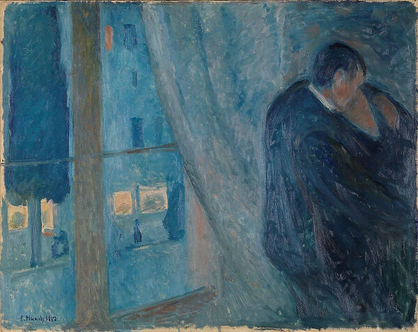 The Kiss, 1892. Creator: Munch, Edvard (1863-1944)