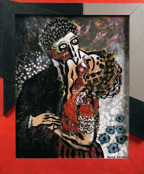 Framed Print : The Kiss, 1926. Creator: Picabia, Francis (1879-1953) Framed Print : The Kiss, 1926. Creator: Picabia, Francis (1879-1953)
