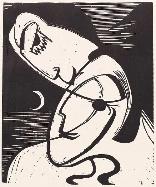 The Kiss, 1930. Creator: Ernst Kirchner