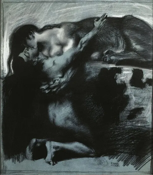 Framed Print : Kiss of a Sphinx, between 1890 and 1914 Framed Print : Kiss of a Sphinx, between 1890 and 1914