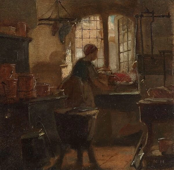 Kitchen, 1859. Creator: Matthijs Maris