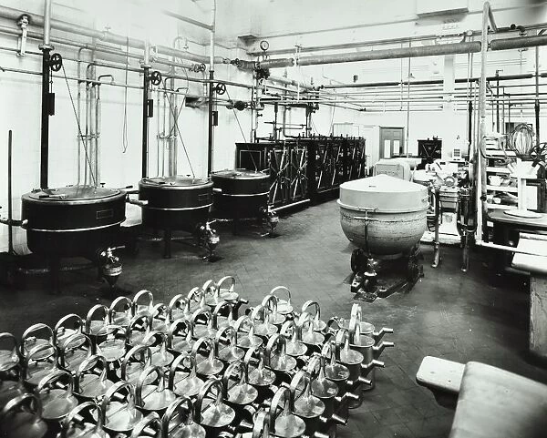 The kitchen at Banstead Hospital, Sutton, Surrey, 1938