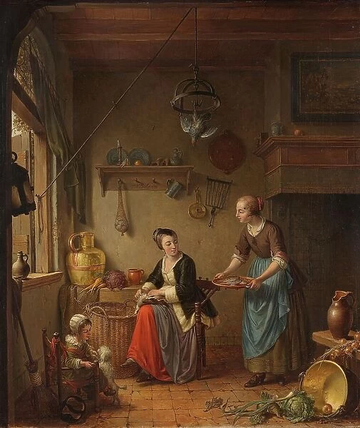 The Kitchen, c.1760-c.1771. Creator: Willem Joseph Laquy