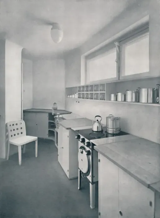 Framed Print : A kitchen designed by Professor Oswald Haerdtl, of Vienna, 1935 Framed Print : A kitchen designed by Professor Oswald Haerdtl, of Vienna, 1935