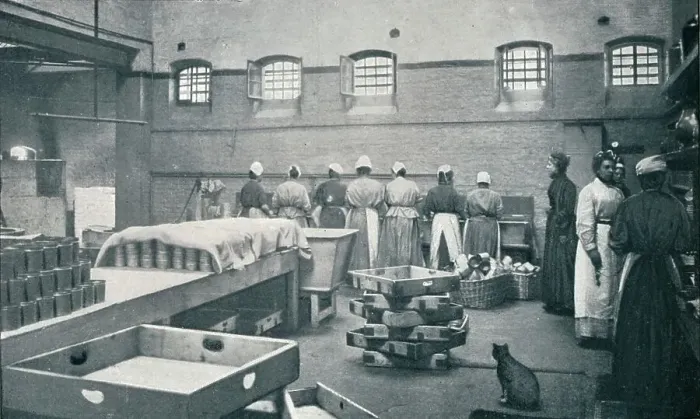 Framed Print : In the kitchen of Holloway Prison, London, c1901 (1901)