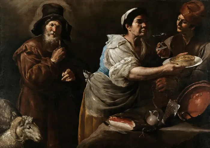 Framed Print : Kitchen Interior, 1645-1650. Creator: Fracanzano, Cesare (1605-1651) Framed Print : Kitchen Interior, 1645-1650. Creator: Fracanzano, Cesare (1605-1651)