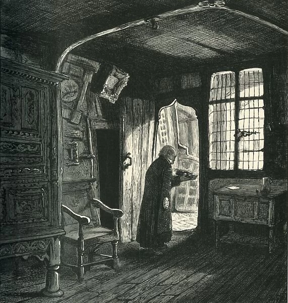 The Kitchen, Leicesters Hospital, c1870