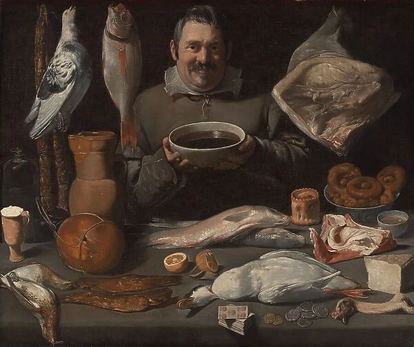 Kitchen Scene, 1610-1625. Creator: Meester van de Amsterdamse Bodegón