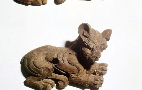 Kitten Carved wooden bridle-plate from Pazyryk, Altai Mountains, 5th century BC-4th century BC