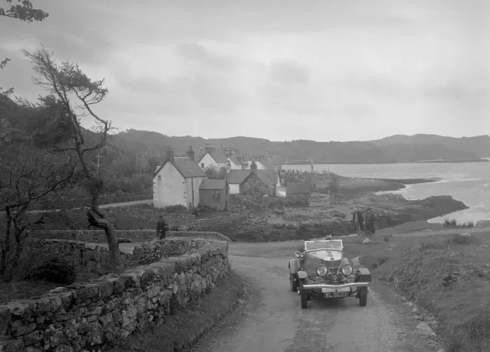 Framed Print : Kitty Brunell driving a MG 18 / 80 4-seater tourer, 1930s. Artist: Bill Brunell Framed Print : Kitty Brunell driving a MG 18 / 80 4-seater tourer, 1930s. Artist: Bill Brunell