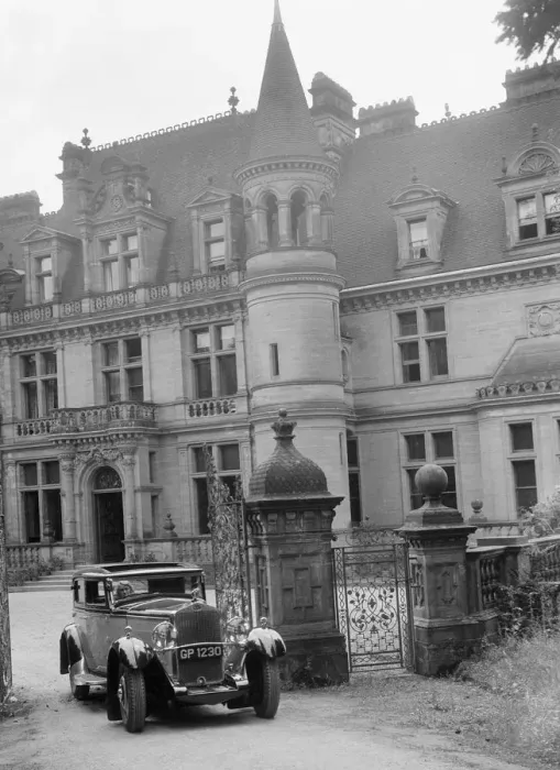 Framed Print : Kitty Brunell road testing a 1931 Delage D8, Wykehurst Place, Bolney, Sussex. Artist: Bill Brunell Framed Print : Kitty Brunell road testing a 1931 Delage D8, Wykehurst Place, Bolney, Sussex. Artist: Bill Brunell