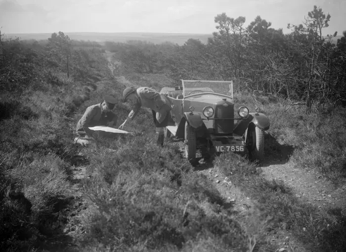 Framed Print : Kitty Brunell road testing a Riley 9 WD tourer, c1930. Artist: Bill Brunell Framed Print : Kitty Brunell road testing a Riley 9 WD tourer, c1930. Artist: Bill Brunell