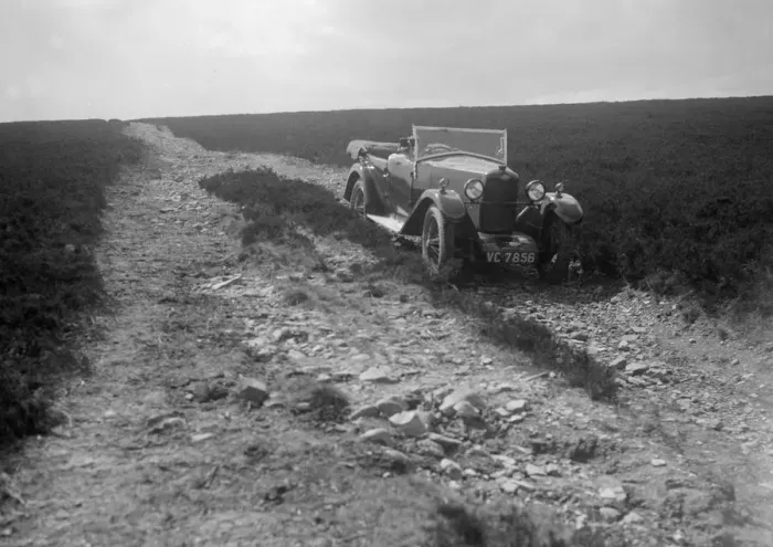 Framed Print : Kitty Brunell road testing a Riley 9 WD tourer, c1930. Artist: Bill Brunell Framed Print : Kitty Brunell road testing a Riley 9 WD tourer, c1930. Artist: Bill Brunell