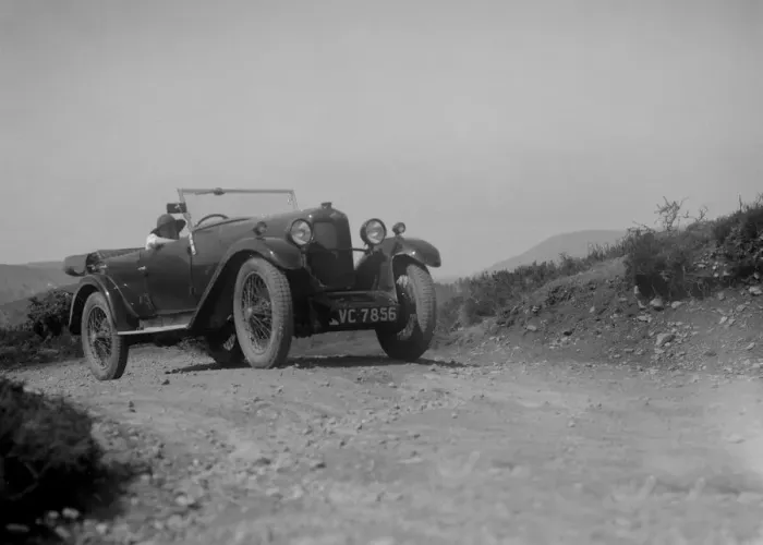 Framed Print : Kitty Brunell road testing a Riley 9 WD tourer, c1930. Artist: Bill Brunell Framed Print : Kitty Brunell road testing a Riley 9 WD tourer, c1930. Artist: Bill Brunell