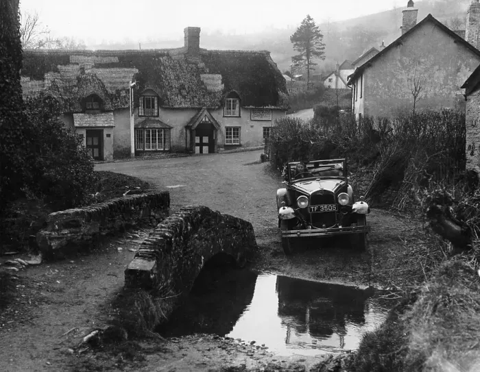 Framed Print : Kitty Brunell at the wheel of a Ford Model A, Winsford, Somerset, 1930 Framed Print : Kitty Brunell at the wheel of a Ford Model A, Winsford, Somerset, 1930
