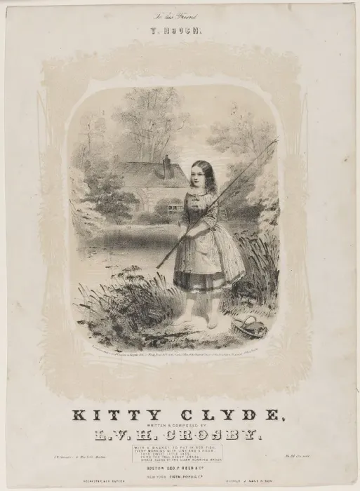 Framed Print : Kitty Clyde, 1854. Creator: Unknown Framed Print : Kitty Clyde, 1854. Creator: Unknown