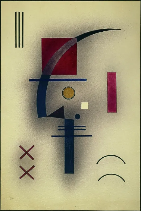 Framed Print : Kleines Weiss (Small White), 1928. Creator: Kandinsky, Wassily Vasilyevich (1866-1944) Framed Print : Kleines Weiss (Small White), 1928. Creator: Kandinsky, Wassily Vasilyevich (1866-1944)