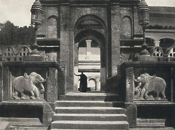 Kloster im Tempeldes Heiligen Zahnes (Dalada Maligawa Vihara), Kandy, 1926
