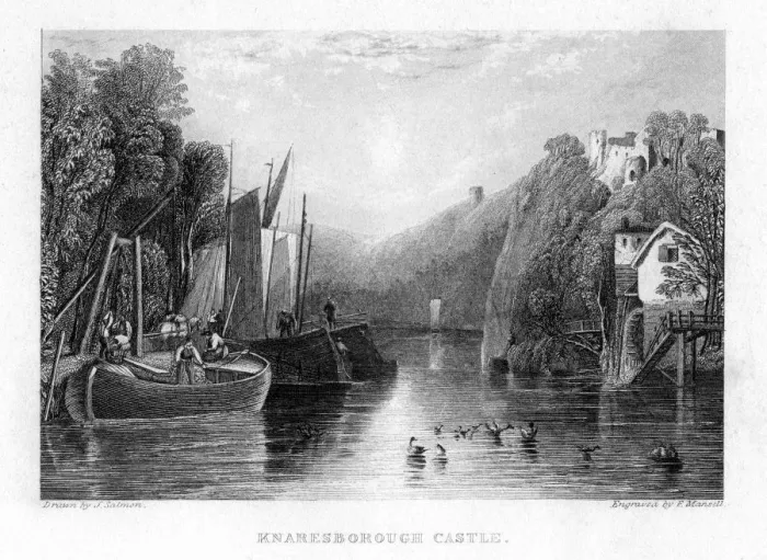 Framed Print : Knaresborough Castle, North Yorkshire, England, 19th century. Artist: Mansell Framed Print : Knaresborough Castle, North Yorkshire, England, 19th century. Artist: Mansell