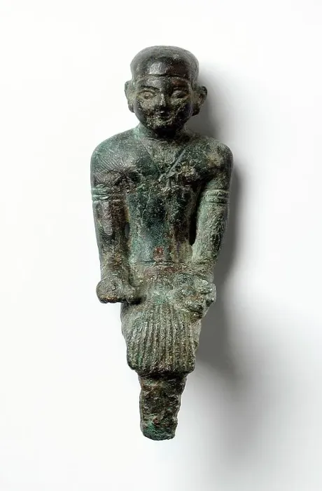 Framed Print : Kneeling Figure of the Priest Pa-Di-Bastet, Late Period (711-332 BCE). Creator: Unknown Framed Print : Kneeling Figure of the Priest Pa-Di-Bastet, Late Period (711-332 BCE). Creator: Unknown