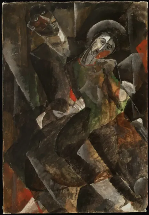 Framed Print : On the knees, 1920s. Creator: Galperin, Lev Solomonovich (1886-1938) Framed Print : On the knees, 1920s. Creator: Galperin, Lev Solomonovich (1886-1938)