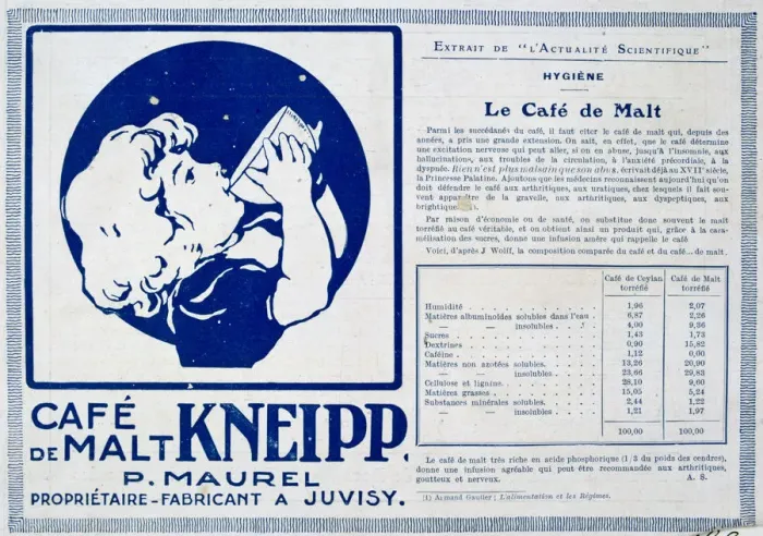 Framed Print : Kneipp Cafe de Malt, advertisment, 1915 Framed Print : Kneipp Cafe de Malt, advertisment, 1915