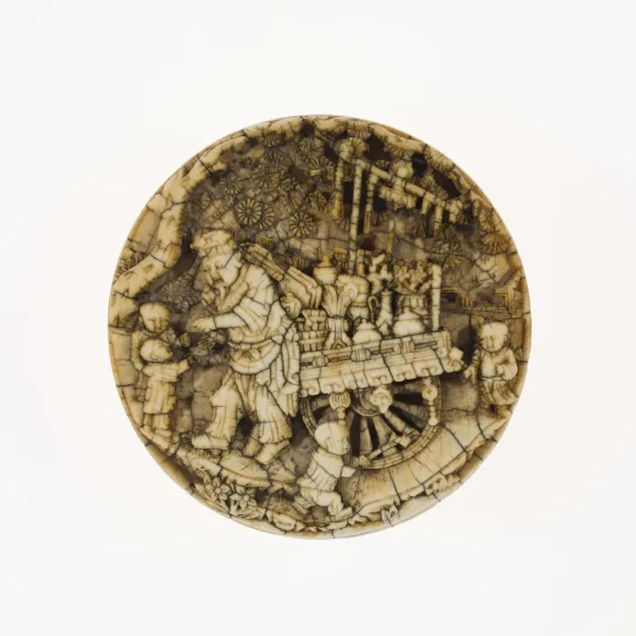 Framed Print : The Knickknack Peddler, Ming dynasty (1368-1644), 16th century. Creator: Unknown Framed Print : The Knickknack Peddler, Ming dynasty (1368-1644), 16th century. Creator: Unknown