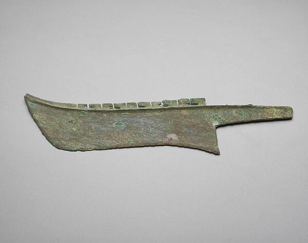 Knife blade, Late Shang dynasty, ca. 1300-1200 BCE. Creator: Unknown