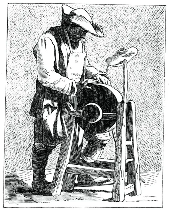 Framed Print : Knife Grinder, 1737-1742. Artist: Bouchardon Framed Print : Knife Grinder, 1737-1742. Artist: Bouchardon