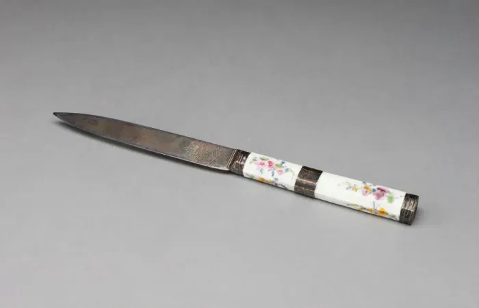 Framed Print : Knife, Sevres, 1761. Creator: Sevres Porcelain Manufactory Framed Print : Knife, Sevres, 1761. Creator: Sevres Porcelain Manufactory