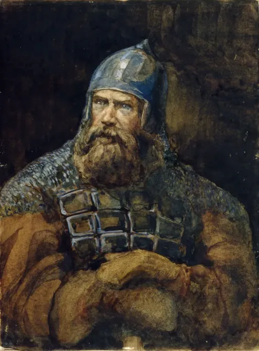 Framed Print : A Knight. Artist: Vasnetsov, Viktor Mikhaylovich (1848-1926) Framed Print : A Knight. Artist: Vasnetsov, Viktor Mikhaylovich (1848-1926)