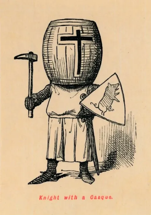 Framed Print : Knight with a Casque, c1860, (c1860). Artist: John Leech Framed Print : Knight with a Casque, c1860, (c1860). Artist: John Leech