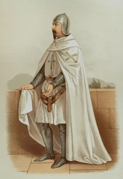 Framed Print : Knight of the Order of San Julian del Pereiro wearing war dress, 1865. Creator: Unknown Framed Print : Knight of the Order of San Julian del Pereiro wearing war dress, 1865. Creator: Unknown