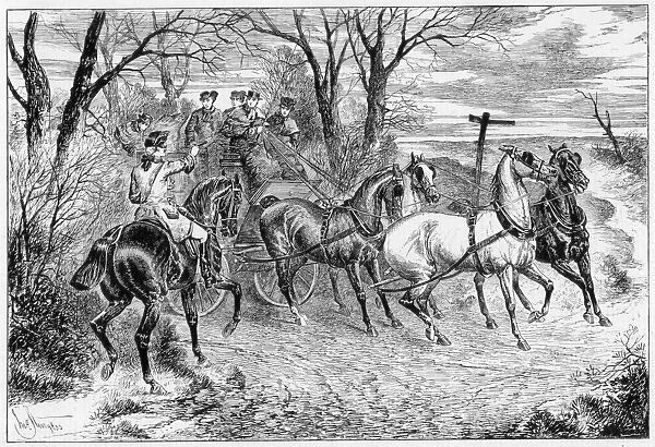 A Knight of the Road, 1881. Artist: John Sturgess