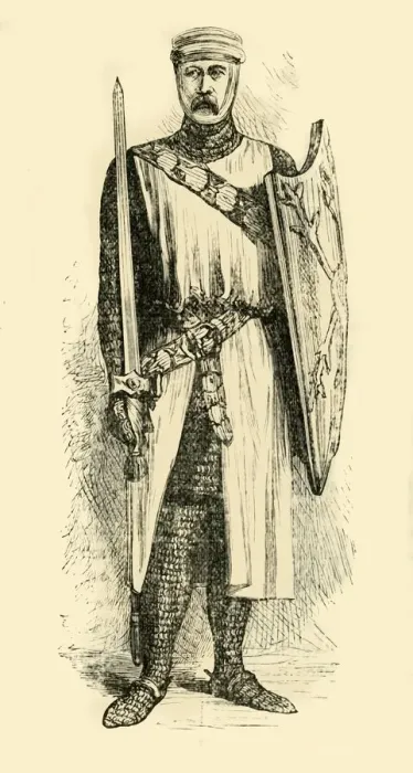 Framed Print : A Knight Templar, 1890. Creator: Unknown
