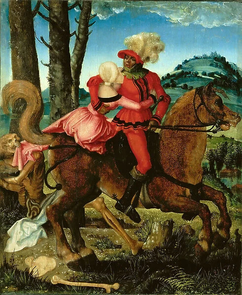 The Knight, the Young Girl and Death, Between 1500 and 1524. Creator: Baldung (Baldung Grien), Hans (1484-1545)