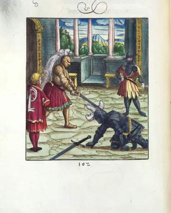Framed Print : The Knights Tournament. From: Der Theuerdank by Melchior Pfinzing, 1517 Framed Print : The Knights Tournament. From: Der Theuerdank by Melchior Pfinzing, 1517