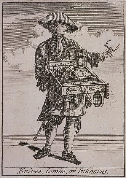 Knives, Combs, or Inkhorns, Cries of London, (c1688?)