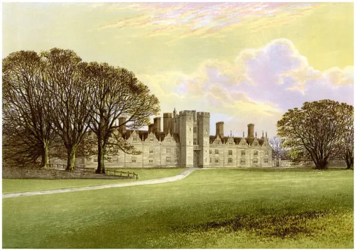 Framed Print : Knole, near Sevenoaks, Kent, home of Lord Sackville, c1880 Framed Print : Knole, near Sevenoaks, Kent, home of Lord Sackville, c1880